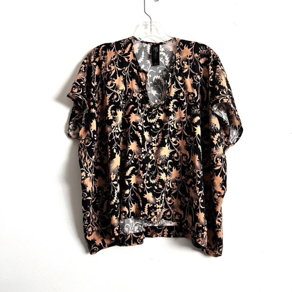 Maria Cornejo floral silk blouse top